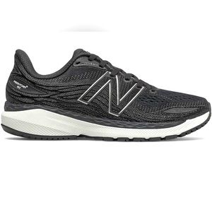 New Balance Womens Fresh Foam X 860 V12 Running Shoe - 8M Black/White
